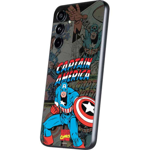 Marvel Classic Comics Captain America Vintage Galaxy A54 5G Skin